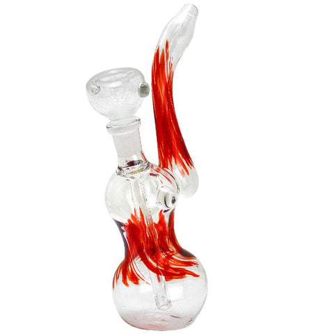 8 inch hight  Glass On Glass Bubbler usa made