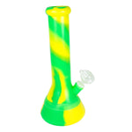 14 INCH TWO PART BIKER SILICON WATER PIPE