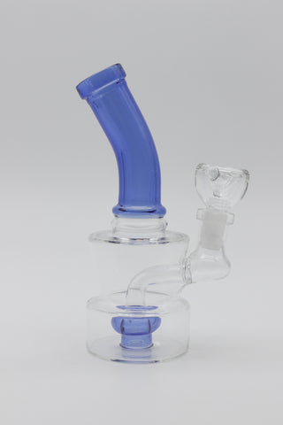 7 inch multi color dab rigs with 14 mm clear bowl