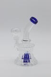 7 inch multi color dab rigs with 14 mm clear bowl