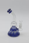 8 inch multi color dab rigs with 14 mm clear bowl