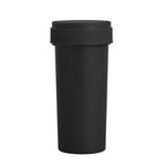 30 dram Black Reversible pop top container