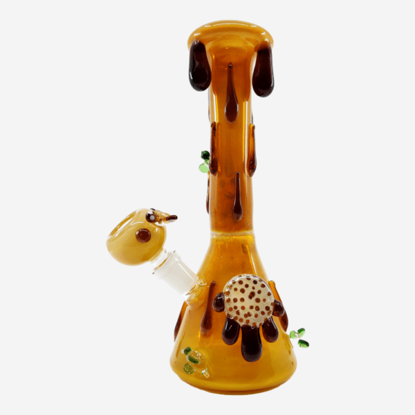 7" Drippy Honeybee Beaker Bong