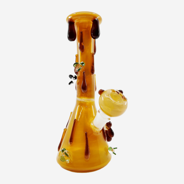 7" Drippy Honeybee Beaker Bong - Image 2