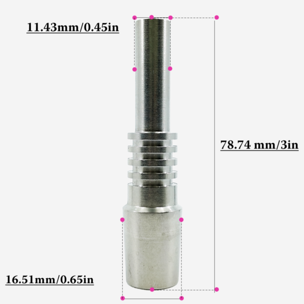 18 MM Titanium Nail Pack with Clippers [5 Units]