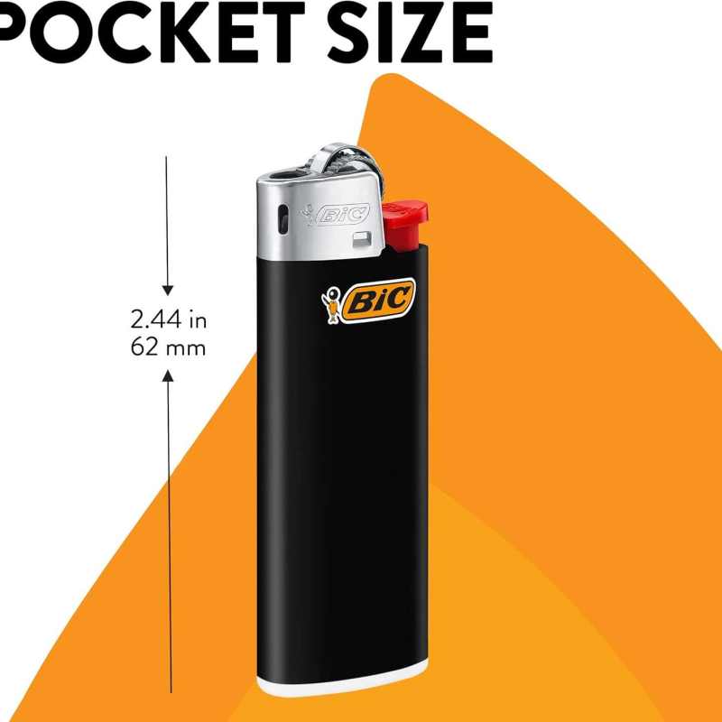 Bulk 50-count BIC mini pocket lighters for wholesale – Pipe King LLC Los Angeles Smoke Shop Supplies
