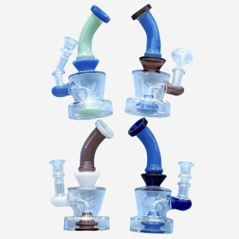 7" GLASS WATER PIPE