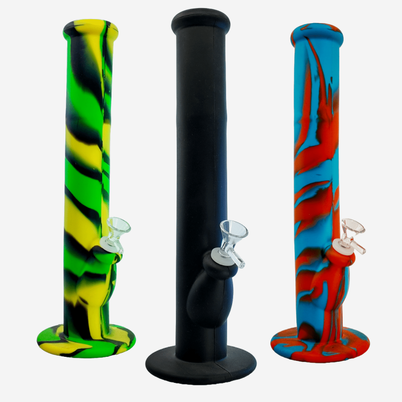 11" UNBREAKABLE STRAIGHT SILICONE WATERPIPE