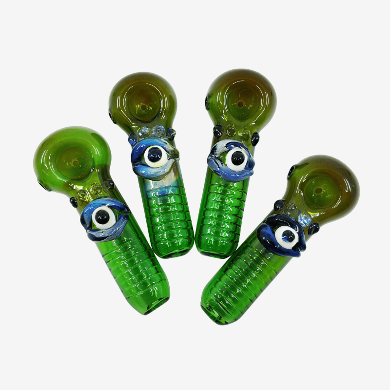 4 inch evil eye hand pipe – Pipe King LLC LA Wholesale Smoke Shop and Accessories