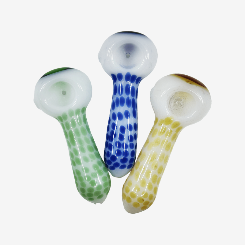 Unique 4.5" handpipe with giraffe pattern design – Pipe King LLC Los Angeles Wholesale Accessories