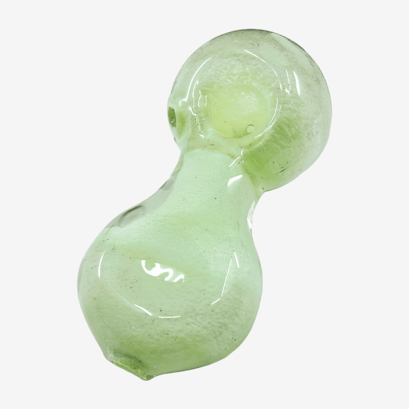 Durable 400 gram glow in the dark heavy handpipe – Pipe King LLC Los Angeles Wholesale Accessories