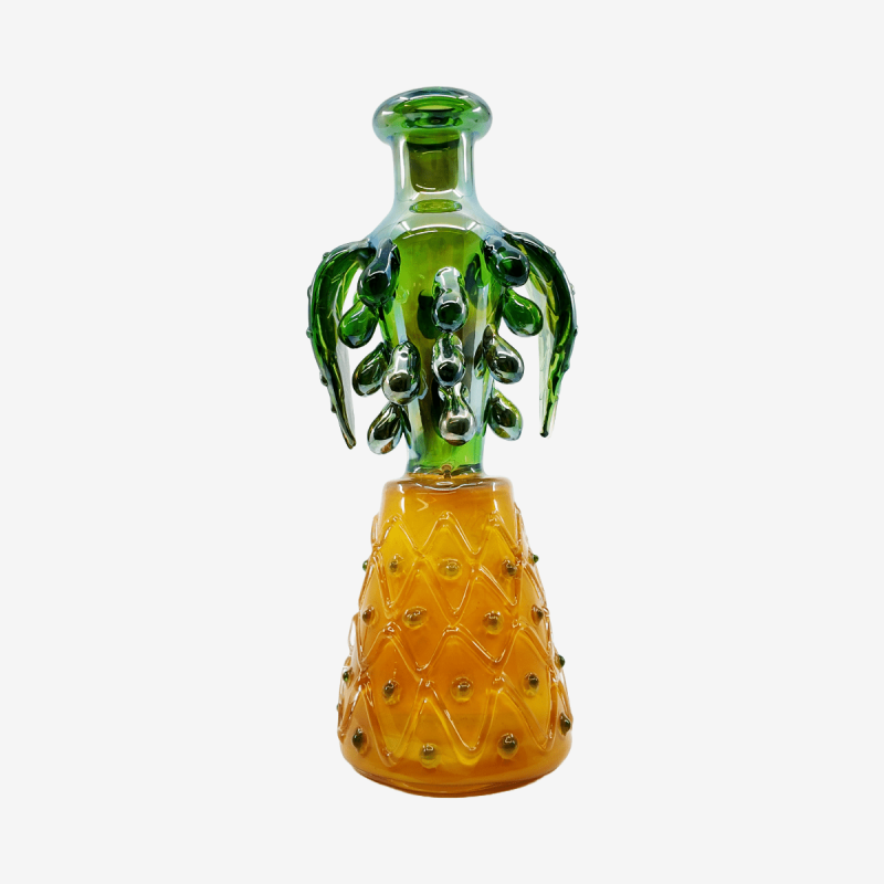 9 inch decorative pineapple beaker water pipe – Pipe King LLC LA Wholesale Smoke Shop and Accessories