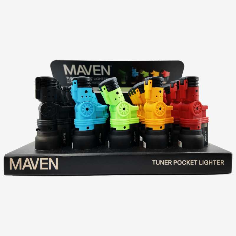 Pack of 20 Maven Turner pocket lighters – Pipe King LLC LA Wholesale Smoke Shop and Accessories