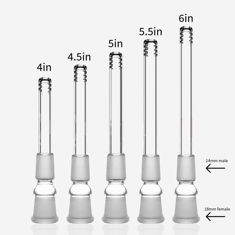 18mm to 18mm glass downstem pack of 5 units – Pipe King LLC LA Wholesale Smoke Shop and Accessories