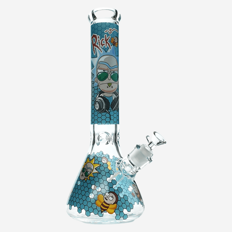 Unique 14" Ricky Rules design hand pipe – Pipe King LLC Los Angeles Wholesale Accessories