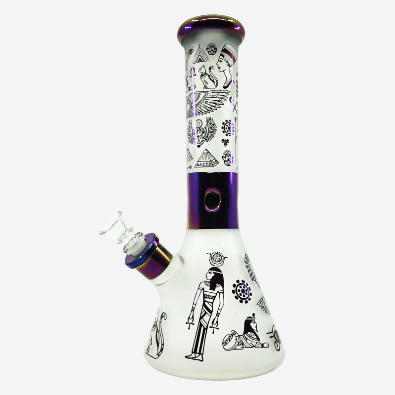 14" ancient Egyptian themed beaker bong – Pipe King LLC LA Wholesale Smoke Shop and Accessories