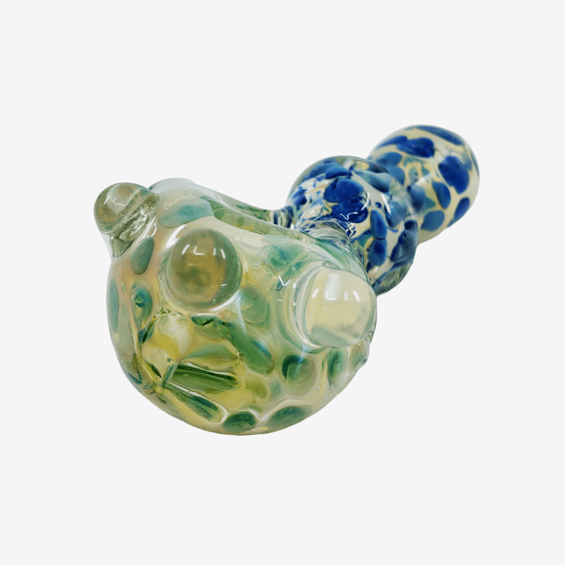 550g spotted heavy handpipe with unique spotted design – Pipe King LLC LA Wholesale Smoke Shop and Accessories