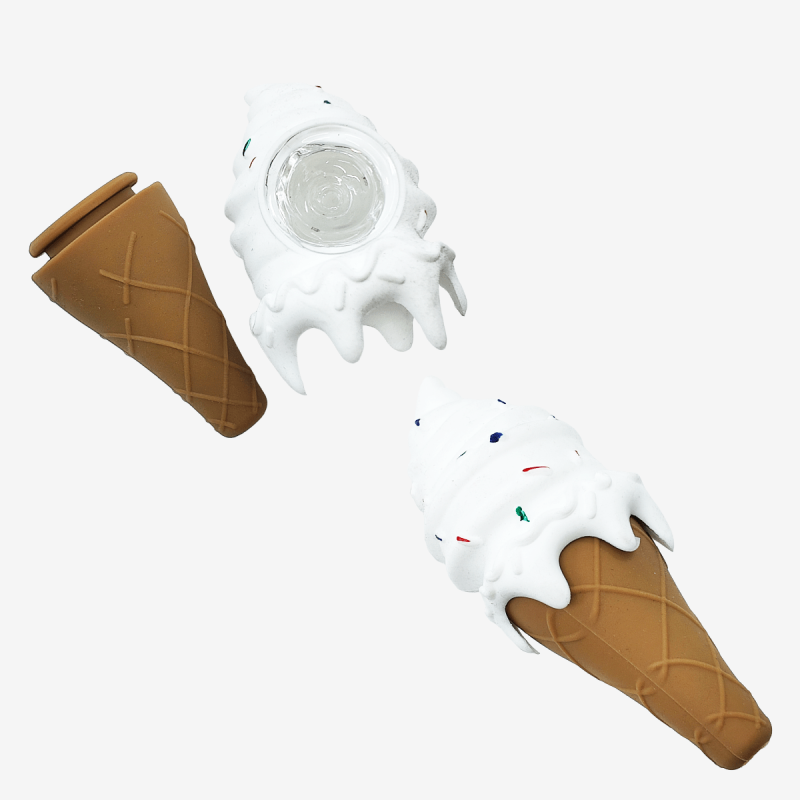Wholesale silicone ice cream cone pipe – Pipe King LLC LA Wholesale Smoke Shop and Accessories