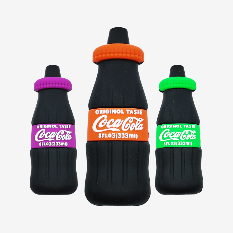 Wholesale 4 inch Coca-Cola silicone hand pipe – Pipe King LLC LA Wholesale Smoke Shop and Accessories
