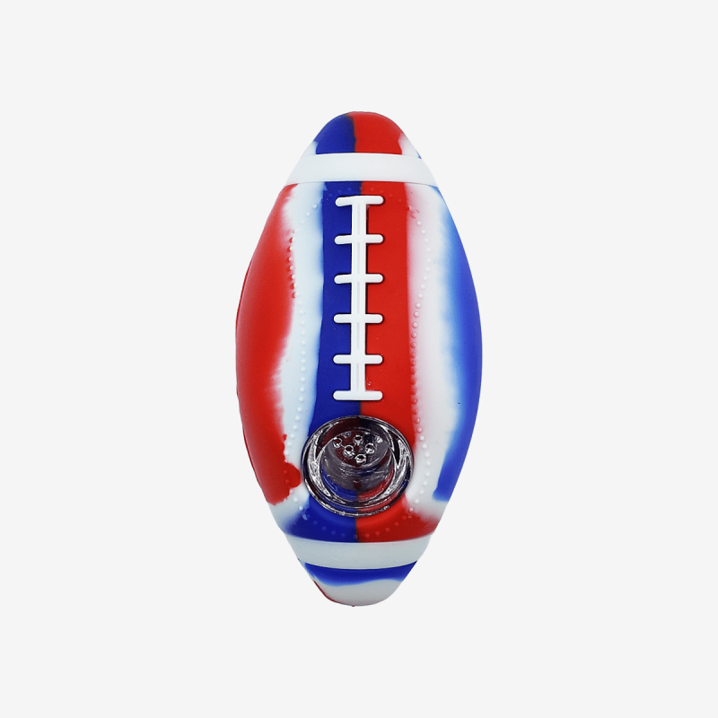 4 inch silicone football smoking pipe – Pipe King LLC LA Wholesale Smoke Shop and Accessories