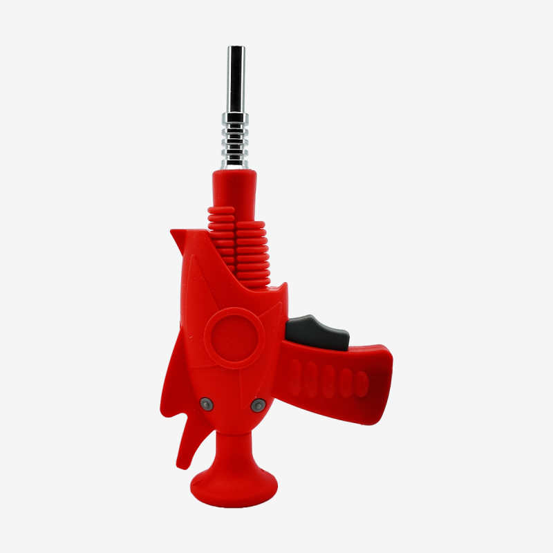 14mm silicone pistol nectar collector – Pipe King LLC LA Wholesale Smoke Shop and Accessories
