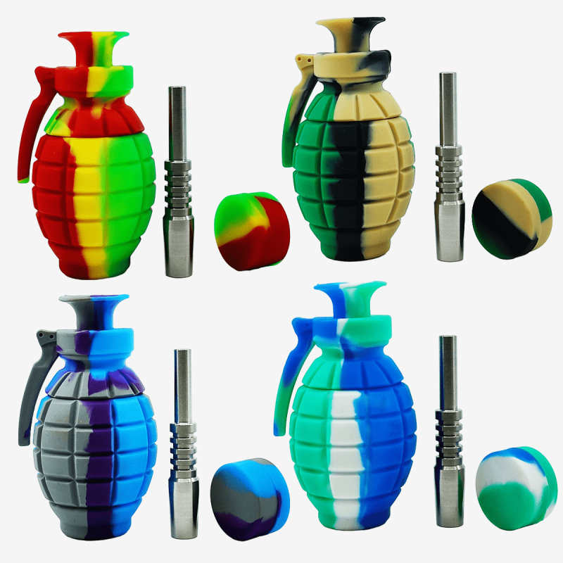 High-quality 14mm grenade design nectar collector for powerful dabbing – Pipe King LLC LA Wholesale Smoke Shop and Accessories