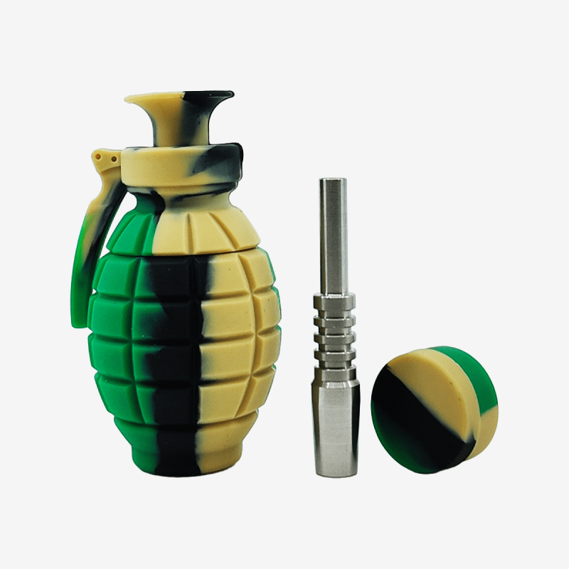 Unique grenade-shaped 14mm nectar collector – Pipe King LLC Los Angeles Wholesale Accessories