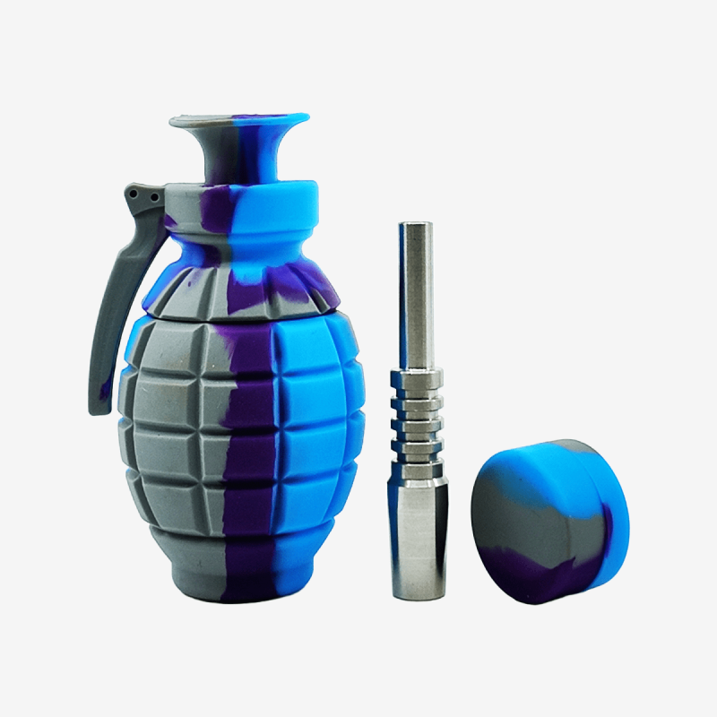 Durable 14mm grenade style nectar collector for concentrates – Available at Pipe King LLC LA Wholesale Smoke Shop