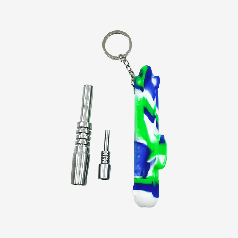 4 inch silicone keychain submarine 10mm nectar collector – Pipe King LLC LA Wholesale Smoke Shop and Accessories