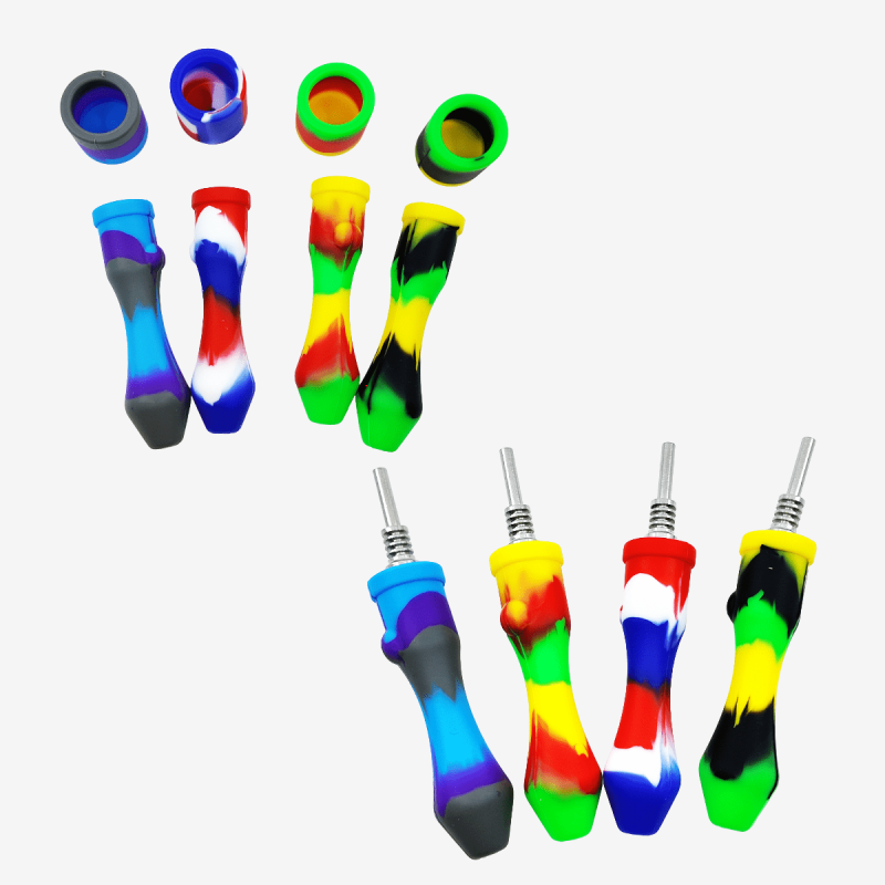 Durable and compact 4.5" mini portable nectar collector for on-the-go dabbing – Pipe King LLC LA Wholesale Smoke Shop and Accessories