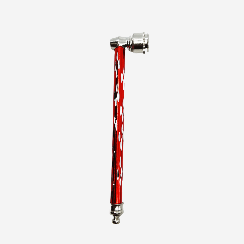 Lightweight long stem aluminum pipe for smokers – Available at Pipe King LLC LA Wholesale Smoke Shop