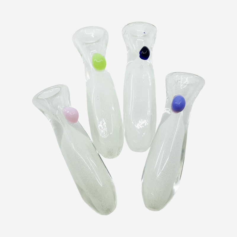 Dot glow-in-the-dark chillum pipe – Pipe King LLC LA Wholesale Smoke Shop and Accessories