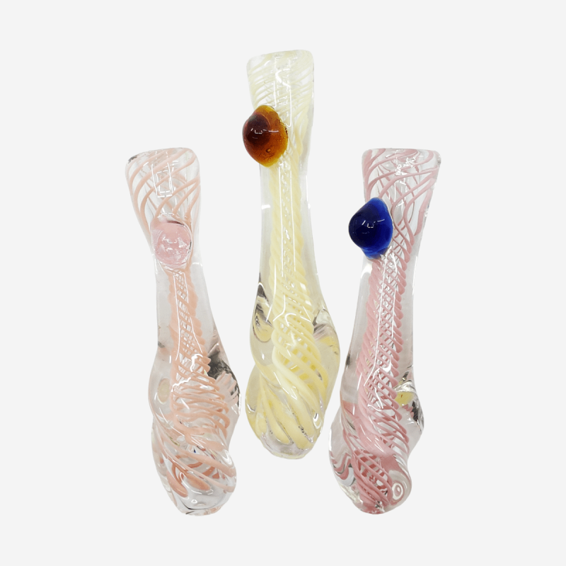 Dot chillum assorted twist rope design – Pipe King LLC LA Wholesale Smoke Shop and Accessories