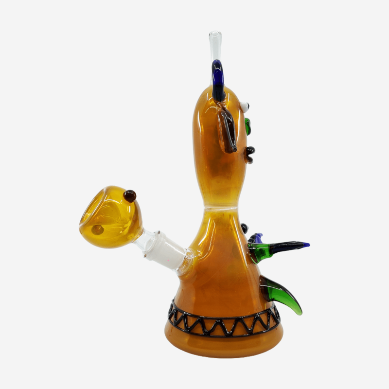 Devil horned handmade art glass smoking waterpipe – Pipe King LLC LA Wholesale Smoke Shop and Accessories