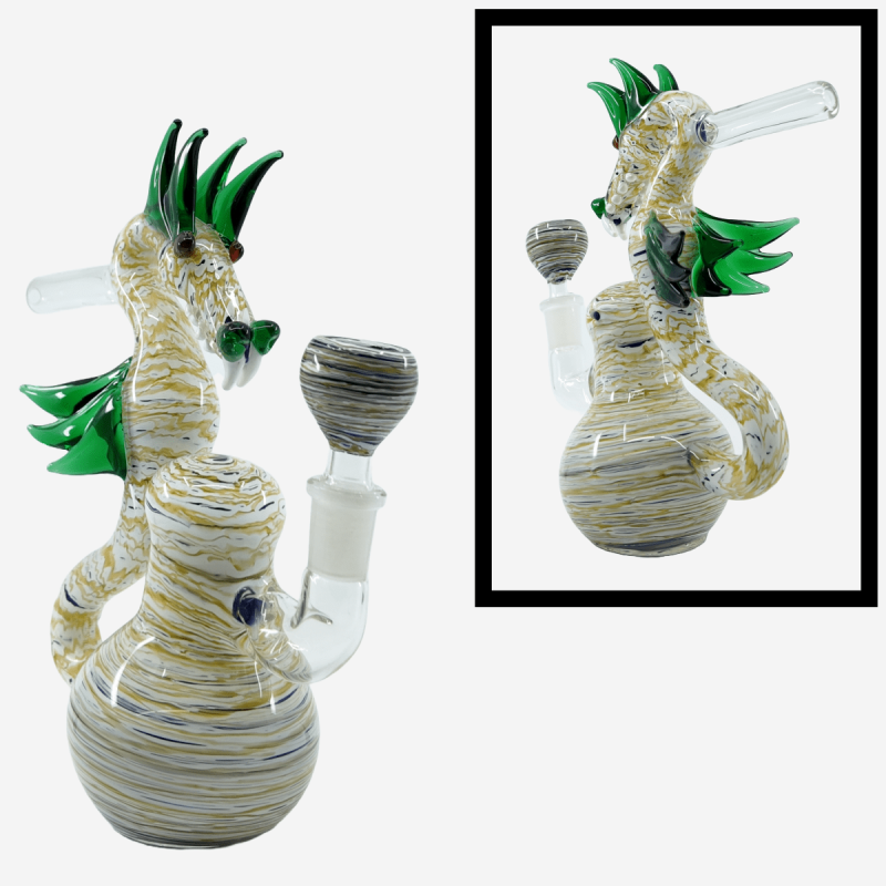 8 inch seahorse glass water pipe – Pipe King LLC LA Wholesale Smoke Shop and Accessories