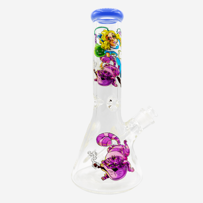 Premium 14 inch Dunkee Down The Hole Biker hand pipe – Pipe King LLC LA Wholesale Smoke Shop and Accessories