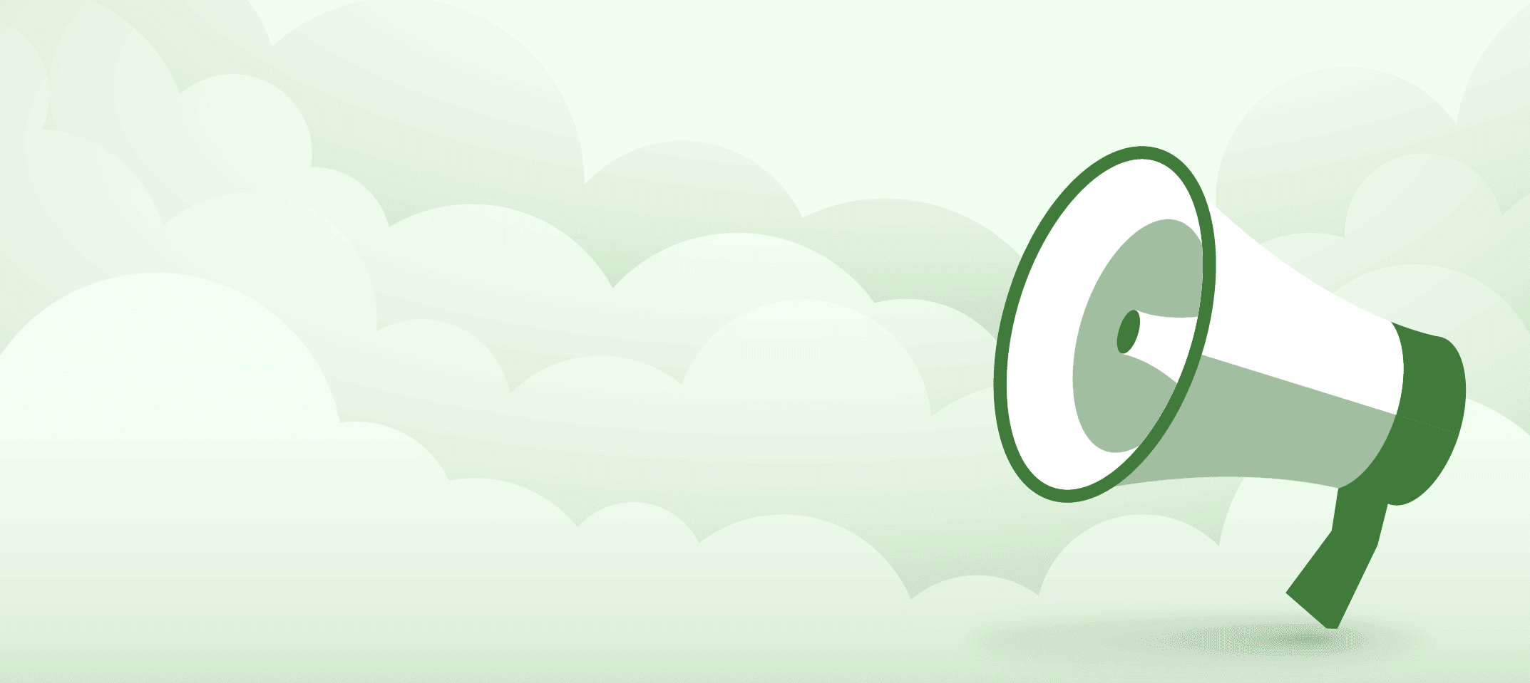 a cartoon of a person holding a megaphone