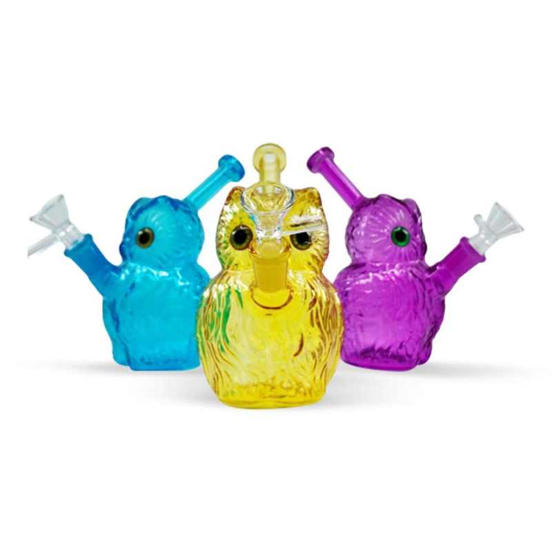 5” Owl Character Dab Rig – Assorted Colors
