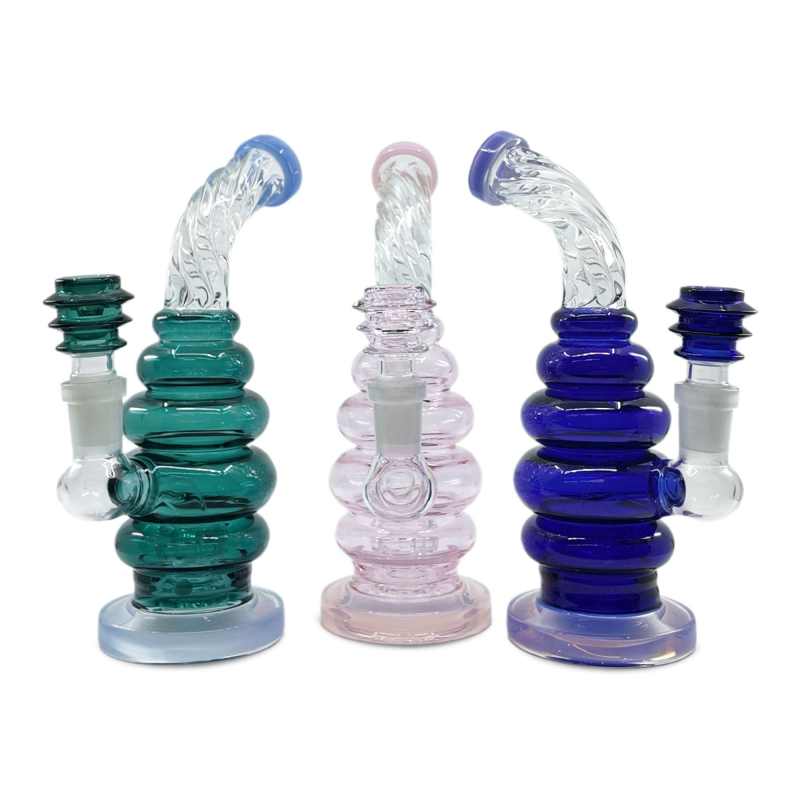 7” Spiral Dab Rig – Mixed Colors
