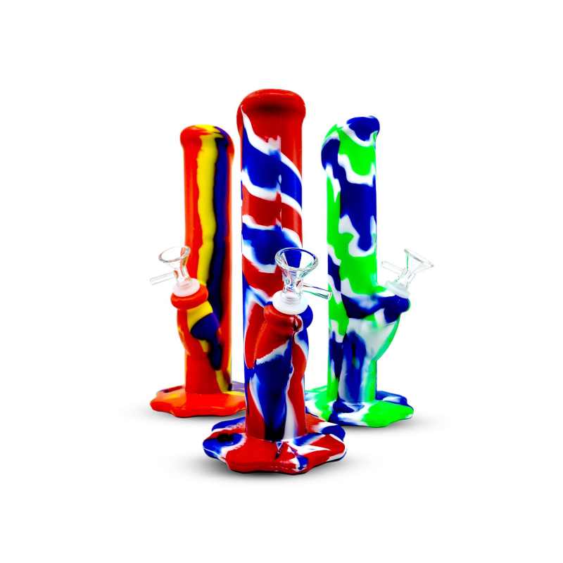 10" Silicone Straight Water Pipe