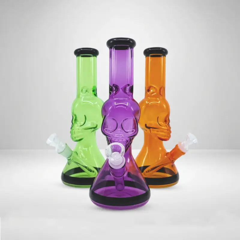 10" Skull Beaker Waterpipe