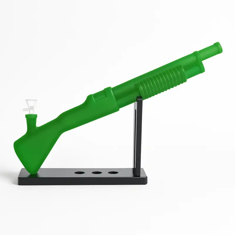 24" Shotgun Glass Water Pipe – Assorted Colors