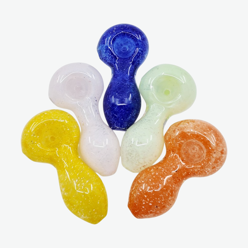 2.5″ Frosted Speckle Glow Mini Handpipe