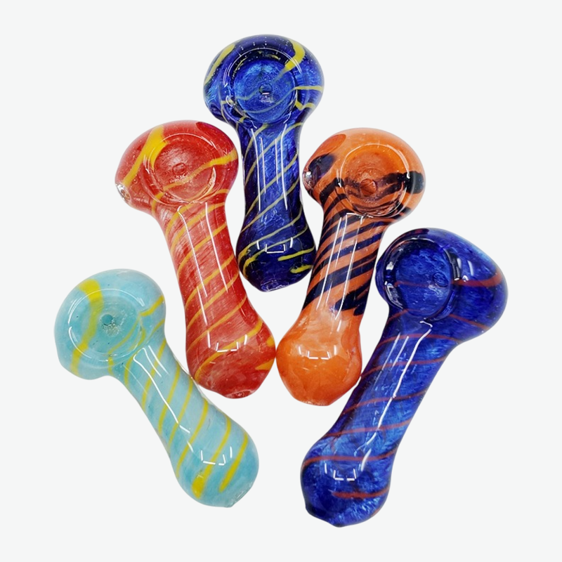 2.5″ Multicolor Marble Swirl Mini Handpipe2