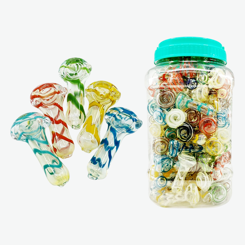 2.5" Swirl Mini Jar Handpipe