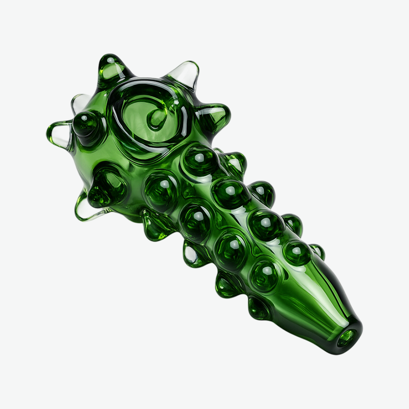Spikey hand pipe by Pipe420, top wholesale glass pipe distributors LA.