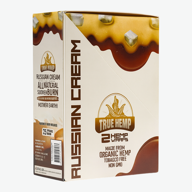 True Hemp Russian Cream Hemp Blunt Wraps