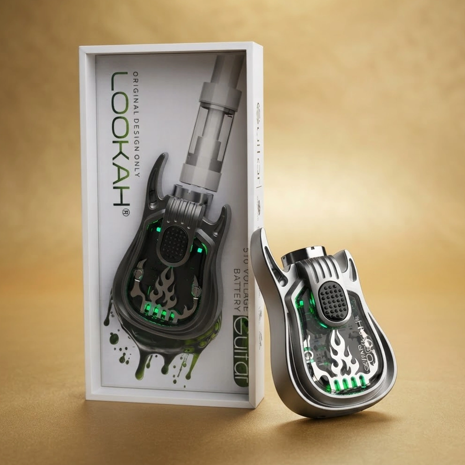 LOOKAH Guitar | 350 mAh 510 Vape Cart Battery