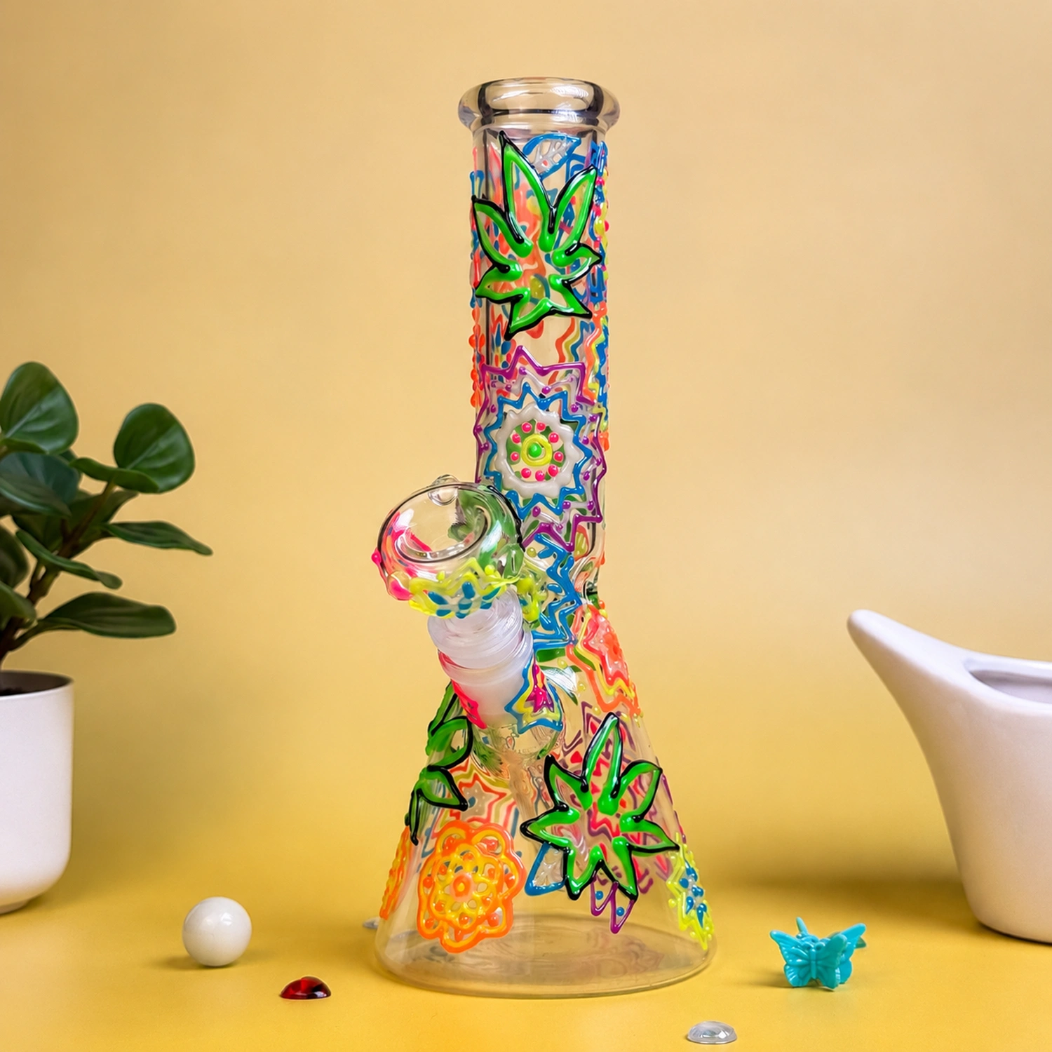 Mandala Beaker (Glow In Dark)