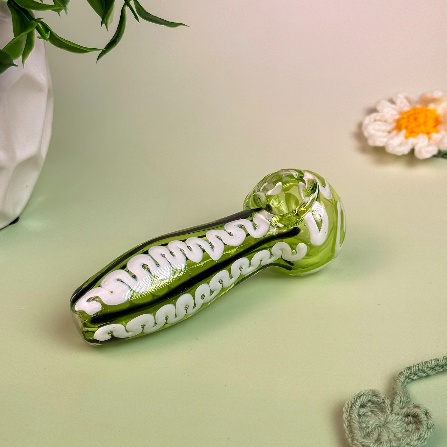 Matcha Wave Hand Pipe